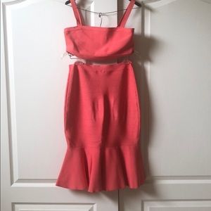 Coral Top and Skirt!